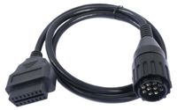 Merkloos 10 Pin OBD2 Adapter Kabel voor Motoren - Professioneel Diagnosetool