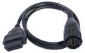 Merkloos 10 Pin OBD2 Adapter Kabel voor Motoren - Professioneel Diagnosetool