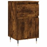 vidaXL Dressoir Gerookt Eiken Bewerkt Hout 40x35x70 cm