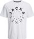 JACK & JONES JJWARRIOR TEE SS CREW NECK Heren T-shirt - Wit - Katoen - Maat S