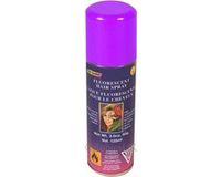 Rubies Haar verf/spray - neon paars - spuitbus - 125 ml - Carnaval - waterbasis