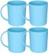 Plasticforte Verre incassable - 6x - Plastique - 350 ml - Bleu - Enfants
