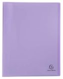 Exacompta 5 showmappen Chromaline Pastel A4 40 hoezen mauve