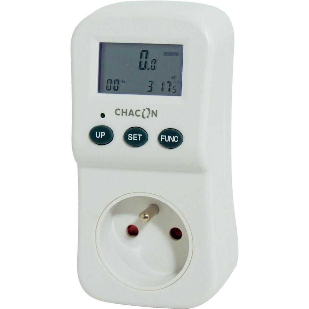 Chacon 5411478543558 Elektriciteitsmeter - Wit