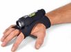 Best Divers Neopreen zaklamphouder met klittenband, zwart met rood en wit