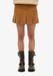 Superdry Geplooide Vintage Corduroy Minirok Dames Caramel Café UK10-EU38