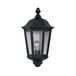 Searchlight Alex - buiten wandverlichting - 26 x 43 cm - IP44 - zwart