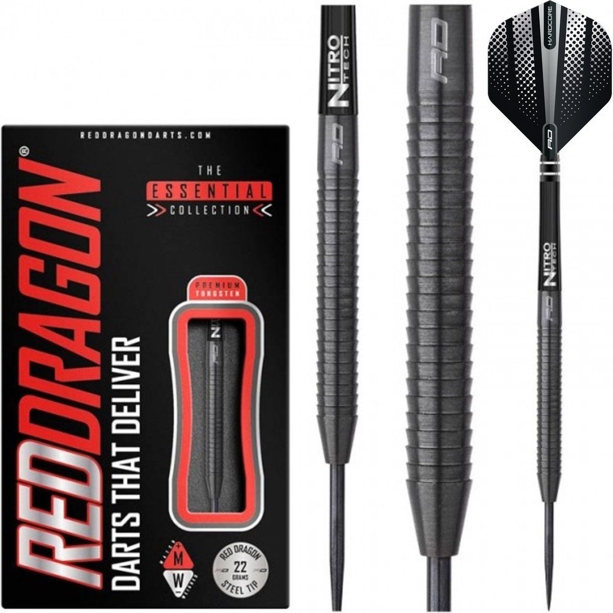 Red Dragon Razor Edge Black 85% - Dartpijlen - 23 Gram