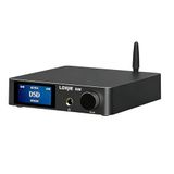 LOXJIE D30 Audio DAC & hoofdtelefoon AMP ES9068AS Chip XMOS PCM 32bit/768kHz MQA DSD512 Bluetooth 5.0 APT-X JAS Hi-Res-certificering, met afstandsbediening