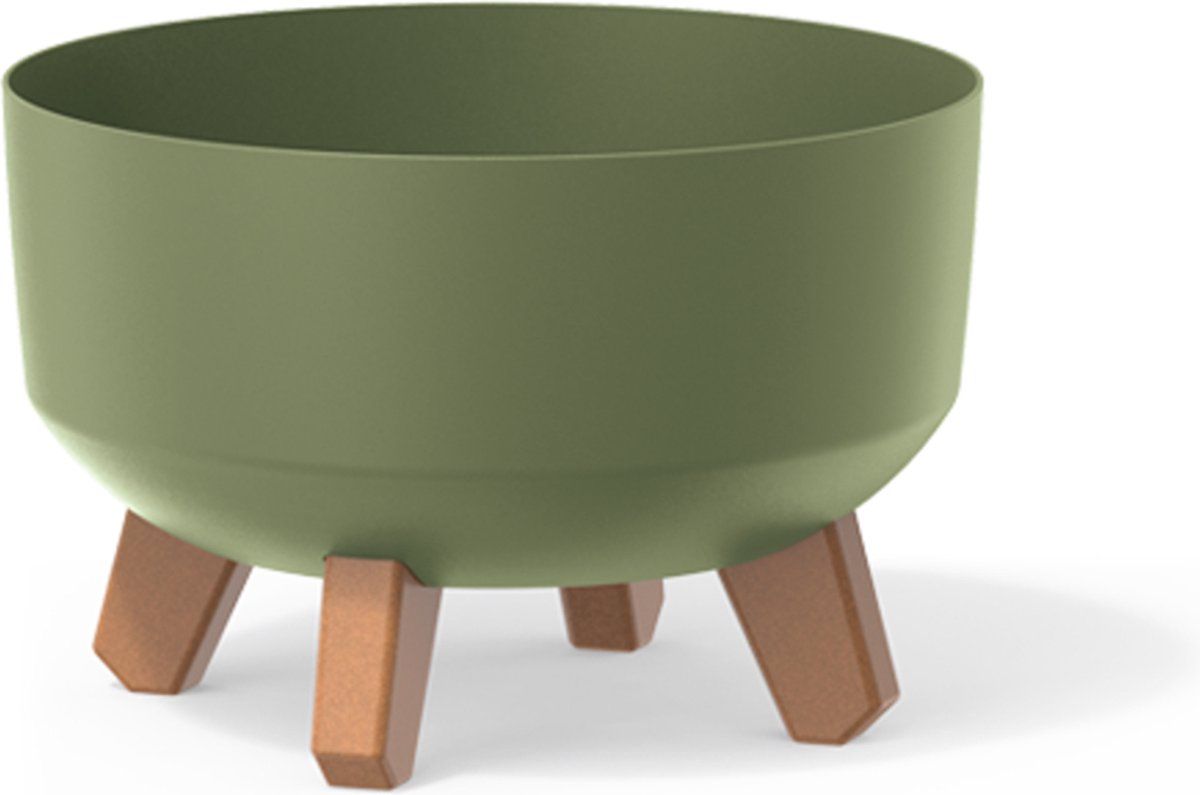 Prosperplast Gracia Laag - Bloempot - Groen - 3,8L