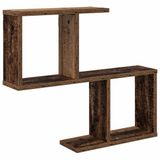 vidaXL Wandplank Oud hout 60 x 12 x 50,5 cm Bewerkt hout