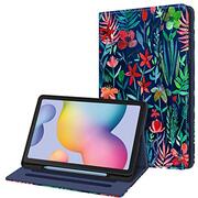 Fintie Case voor Samsung Galaxy Tab S6 Lite 10.4 Inch Tablet 2020 Release Model SM-P610 (Wi-Fi) SM-P615 (LTE) - Multi-Angle View Folio Stand Cover met Pocket, Jungle Night