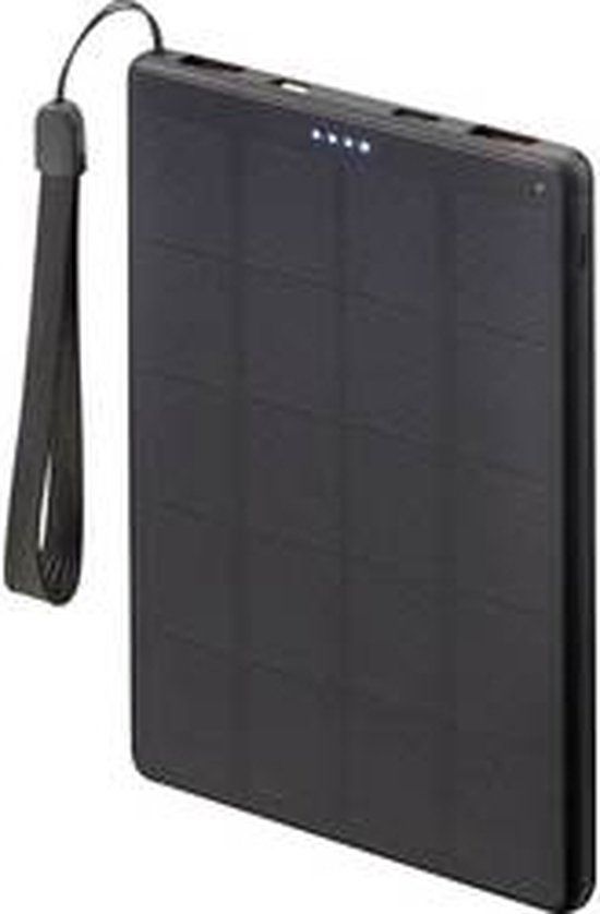 VOLTCRAFT SL-100VC Solar Powerbank 10000 mAh - Zwart
