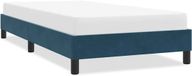 vidaXL Bedframe zonder matras, fluweel, donkerblauw, 80x210 cm