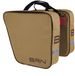 BRN Set de 2 sacoches de vélo classiques, brun miel, CORDURA®, 15L, étanche