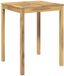 vidaXL Bartafel Wit 80 x 80,5 x 105 cm Massief Acaciahout