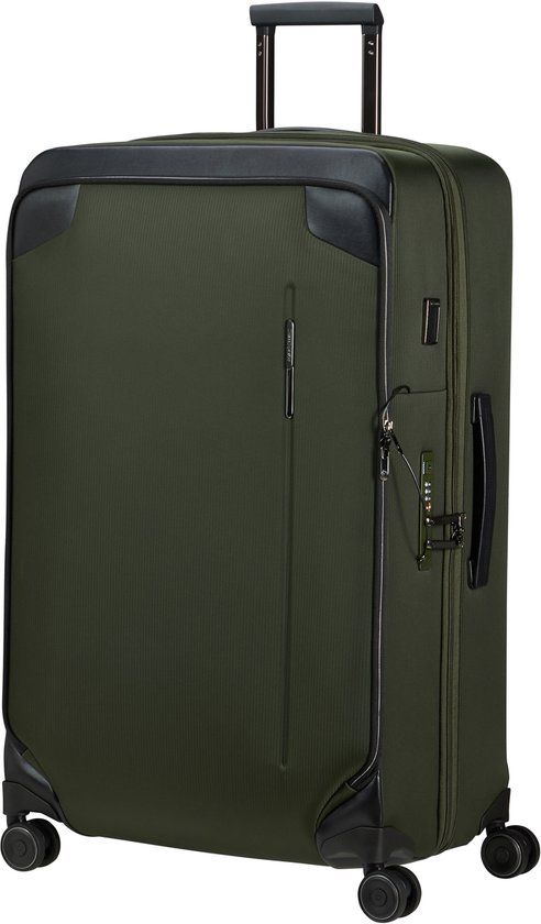 Samsonite Koffer - Splendix spinner 79/29 DF uitbreidbaar - Green/black - 120 l - 5 kg