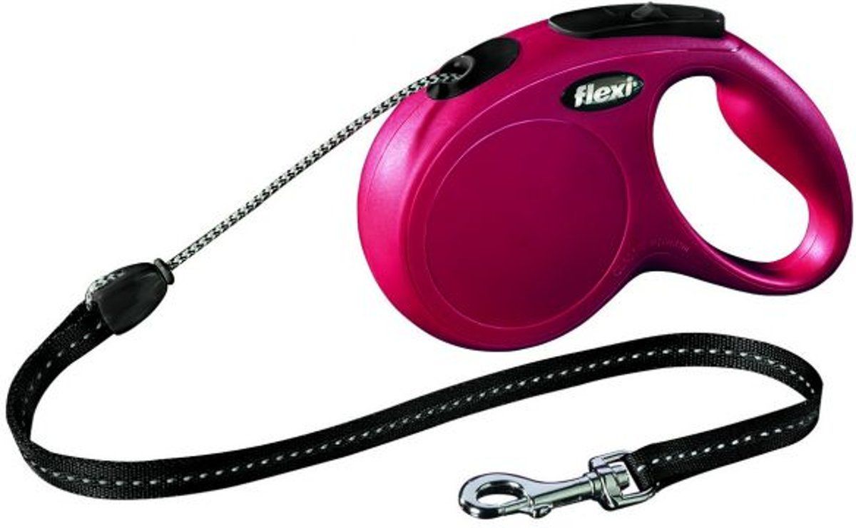 Flexi New Classic Hondenriem - Rood - M - 5M