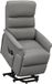 Homcom fauteuil électrique inclinable avec fonction releveur - gris