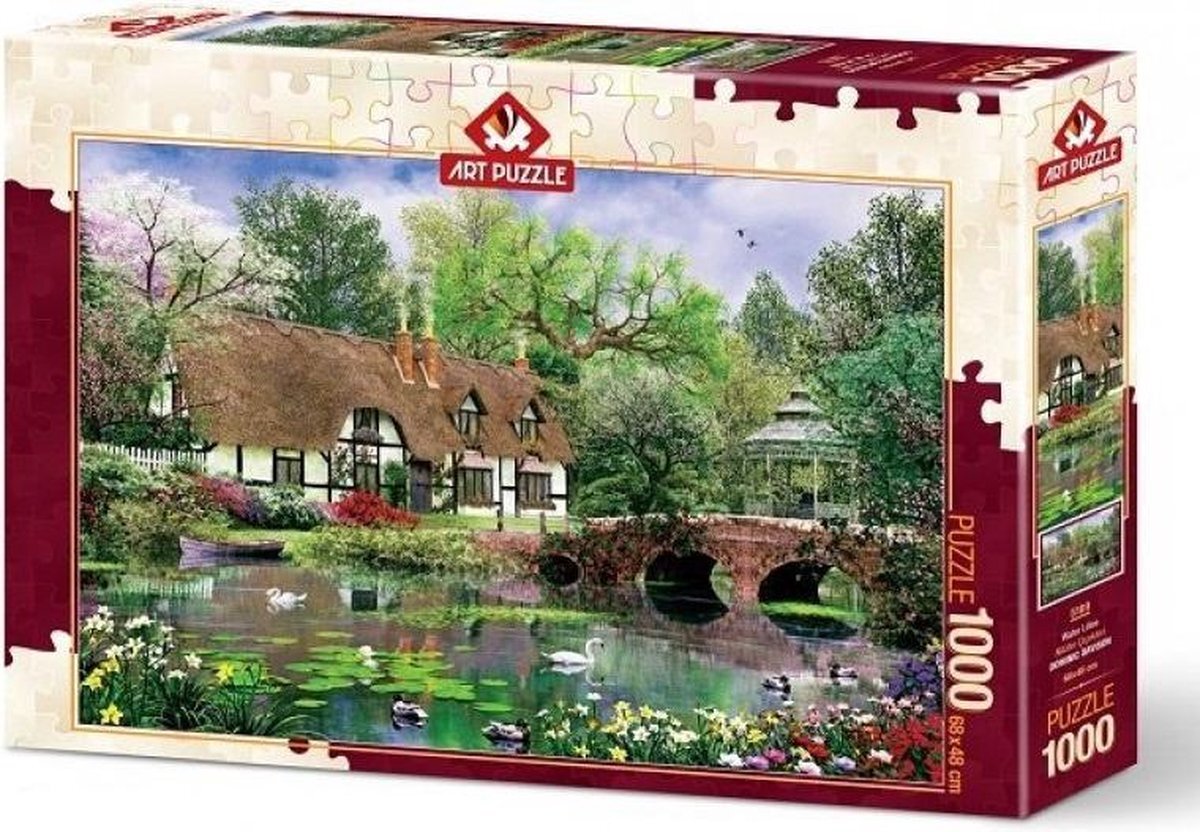 Art Puzzle Waterlilies Puzzel 1000 Stukjes