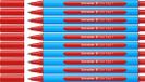 Schneider Schrijfwaren Schneider balpen - Slider Edge - F - rood - 10 stuks