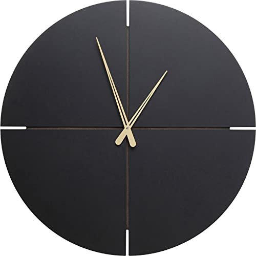 Kare Design wandklok Andrea, klok, zwart, 60cm