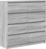 vidaXL Dressoir grijs sonoma 100x35x99 cm spaanplaat