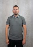 Hugo Boss BOSS Paddy Poloshirt Korte Mouw Katoen Grijs Heren S