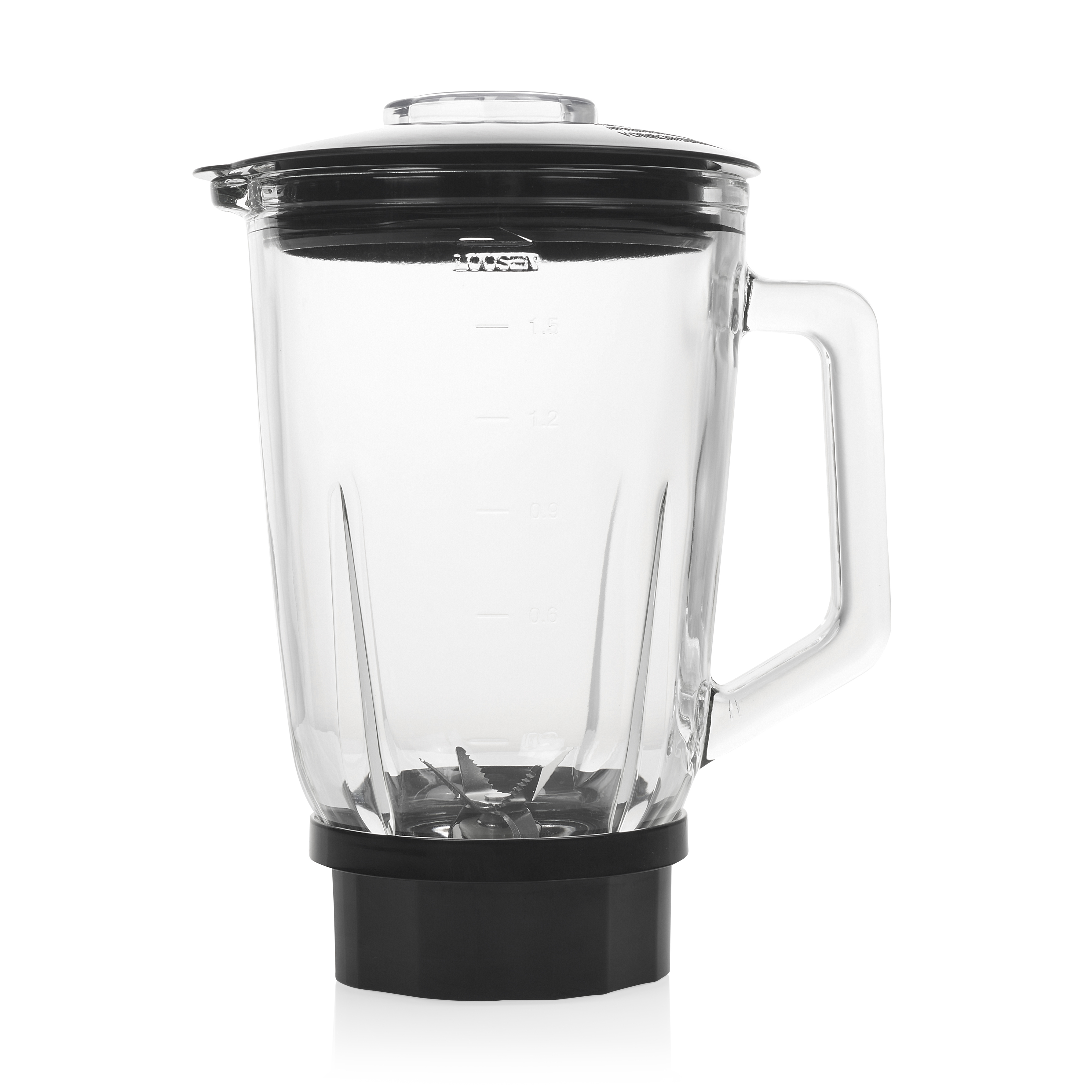 Princess 212092 Black Steel Blender - 1.5L - 1000W - 4 Snelheden - Zwart