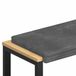 vidaXL Bankkussen Pluche Corduroy Lichtgrijs 110 cm