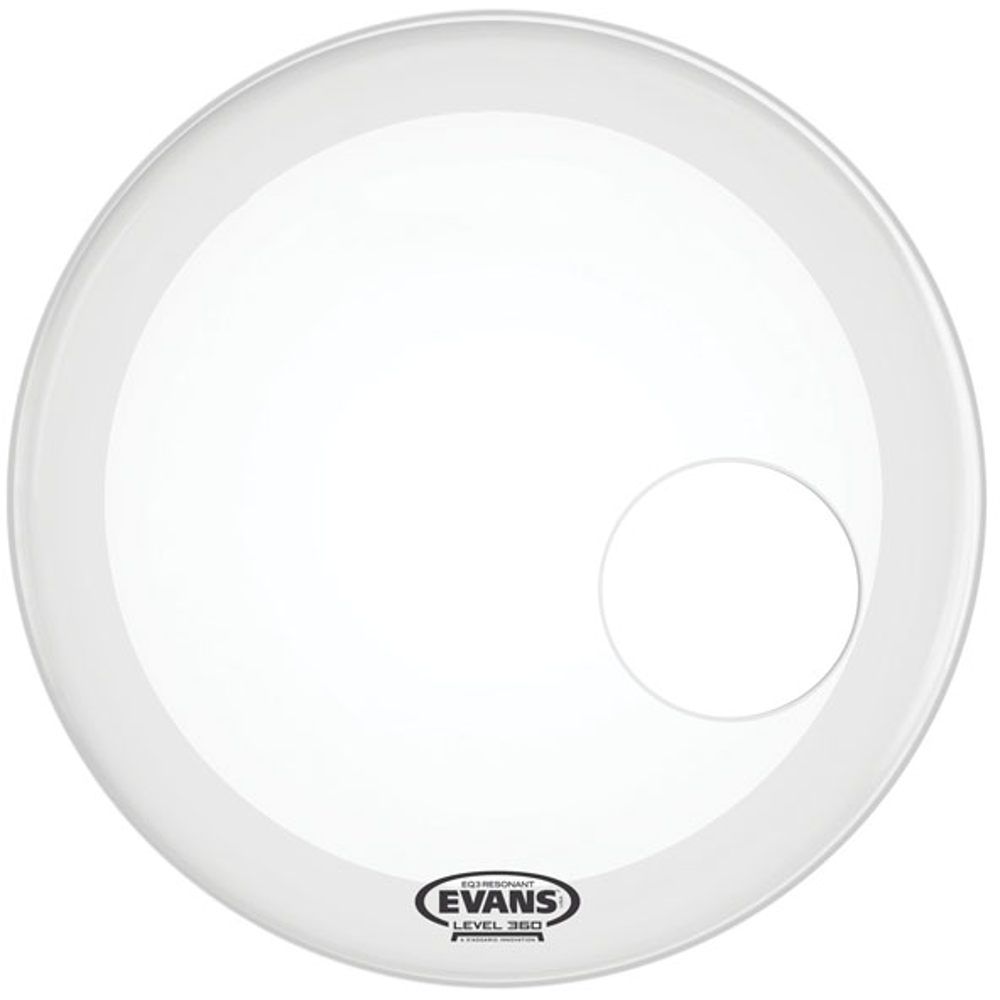 Evans EQ3 Coated wit 20", BD20RGCW bas Drum Reso