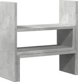 vidaXL Bureau organiser 40x17x41 cm bewerkt hout betongrijs