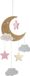 ATMOSPHERA CREATEUR D'INTERIEUR Kinderbed Mobiel Wolken Roze Hout MDF