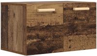 vidaXL Wandkast Oud hout 60 x 36,5 x 35 cm Bewerkt hout