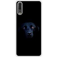 Panda Bedrukt siliconen hoesje compatibel met P20 Chien noir