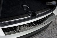Zwart-Chroom Avisa Zwart-Chroom RVS Achterbumperprotector passend voor Mercedes GLC 2015-