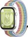 By Qubix Qubix - Sport loop nylon bandje - Multicolor - Geschikt voor Huawei Watch Fit 3 / 4 / 4 Pro