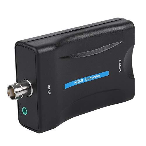 Ccylez BNC naar HDMI-converter, videoadapter, display HD 1080P/720P-converter, converterbox voor camera CCTV, videoadapter met USB-voedingskabel