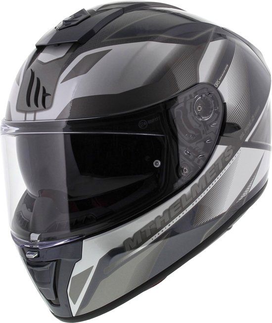 MT HELMETS MT Blade II Fugue helm grijs S - 7446037617669