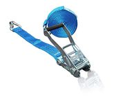 Dolezych Spanband met ratel, 2-delig, 2000 daN / 4000 daN, lengte 8 m - blauw