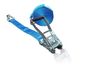 Dolezych Spanband met ratel, 2-delig, 2000 daN / 4000 daN, lengte 8 m - blauw