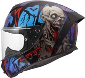 LS2 Helm Rapid III Zombie FF820 zwart / rood / blauw maat XS