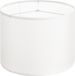 Abat-jour pour lampe tambour, 13 x 13 x 10 pouces, abat-jour rond (lin clair)