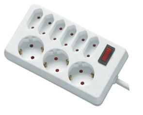 REV socket line, 9-fold, 1,4m - 00250101