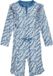 Playshoes Kinderzwempak met UV-bescherming, bloemetjesmotief, korte mouwen, Maat 74/80, Violett