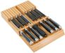 Bol Houder voor messen - Bamboe - 42,2 x 24,5 x 4,5 cm