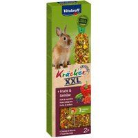 Vitakraft Kräcker XXL dwergkonijn fruit & groente 2x4 st