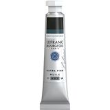 Lefranc Bourgeois 405024 Extra fijne Lefranc olieverf met hoogwaardige kunstenaarspigmenten, lichtecht, verouderingsbestendig - 20ml Tube, Perylene Black