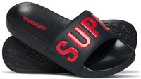 Superdry Core Badslippers met Print - Heren - Slippers - Nautical Navy - Maat 40/41