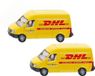 Siku DHL fourgon de livraison - 2x pièces - modèle réduit de voiture - 8 cm - Mercedes